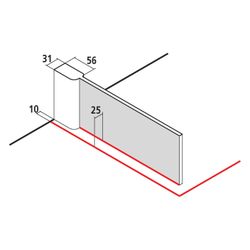 Kermi Walk-In Wall Pasa XP TWF 2000x1400x31mm ESG Klar 8mm Silber Mattglanz Anschl... KERMI-PXTWF140201PK 4046383932114 (Abb. 1)