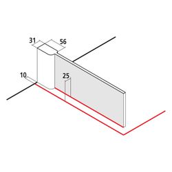 Kermi Walk-In Wall Pasa XP TWF 2000x1400x31mm ESG Klar 8mm Silber Mattglanz Anschl... KERMI-PXTWF140201PK 4046383932114 (Abb. 1)
