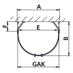 Kermi Duschkabine Raya Halbkreis Pendeltür Festfeld Z20 2000x900x32mm ESG Klar 6mm... KERMI-RAZ20090201PK 4051484387046 (Abb. 1)