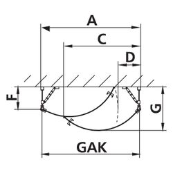 Kermi Duschkabine Raya Halbkreis Pendeltür Festfeld Z20 2000x900x32mm ESG Klar 6mm... KERMI-RAZ20090201PK 4051484387046 (Abb. 1)