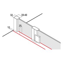 Kermi Duschkabine Raya Halbkreis Pendeltür Festfeld Z20 2000x900x32mm ESG Klar 6mm... KERMI-RAZ20090201PK 4051484387046 (Abb. 1)