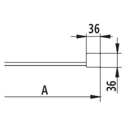 Kermi Walk-In Wall Walk-In XB WDR 2000x1600x18mm ESG Klar 8mm Schwarz Soft Anschla... KERMI-XBWDR160203PK 4051484648826 (Abb. 1)