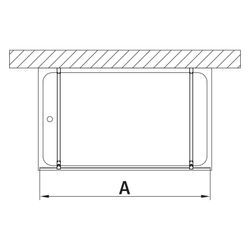 Kermi Walk-In XB Free FWA 2000x1500x18mm ESG Klar 8mm Silber Hochglanz Anschlag li... KERMI-XBFWA15020VPK 4051484579472 (Abb. 1)