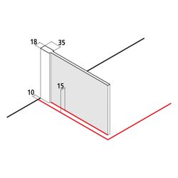 Kermi WALK-IN XB WIW 1200x 2000 BV: 1180-1200 SIHG ESG STR3 CLE... KERMI-XBWIW12020VDK 4051484857211 (Abb. 1)