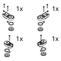 Kermi Lager Set oben, EBAT021, Weiß, 2533999... KERMI-2533999 4051484922636 (Abb. 1)