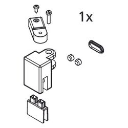 Kermi Stabilisierung Kopf Set, EBCC014, Silber Hochglanz, 2534746... KERMI-2534746 4051484924562 (Abb. 1)
