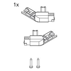 Kermi Stockabdeckung Set unten, EBI2015, Silber Mattglanz, 2534142... KERMI-2534142 4051484923565 (Abb. 1)