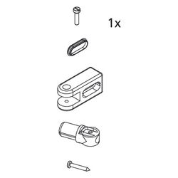 Kermi Stabilisierung Wand Set, EBI2019, Silber Mattglanz, 2534187... KERMI-2534187 4051484923848 (Abb. 1)