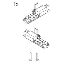 Kermi Stockabdeckung Set unten, EBI2021, Silber Mattglanz, 2534194... KERMI-2534194 4051484923886 (Abb. 1)