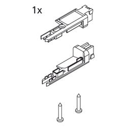 Kermi Eckverbinder Set, EBI2025, Silber Mattglanz, 2534206... KERMI-2534206 4051484923923 (Abb. 1)