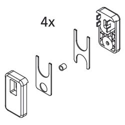 Kermi Bandung Seten ohne Laufrollen, EBI2030, Silber Mattglanz, 2534219... KERMI-2534219 4051484923961 (Abb. 1)