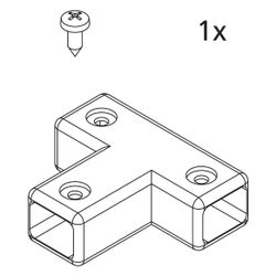 Kermi T-Stück Stabilisierungs Set, EBLI045, Silber Hochglanz/Chrom, 2539322... KERMI-2539322 4051484928331 (Abb. 1)