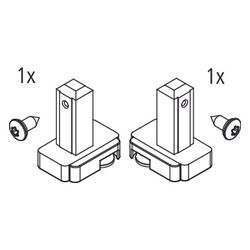 Kermi Magnetgleiter Set kurz, EBLI046, 2539326... KERMI-2539326 4051484928355 (Abb. 1)