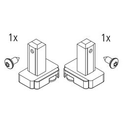 Kermi Magnetgleiter Set kurz, EBLI046, 2539326... KERMI-2539326 4051484928355 (Abb. 1)