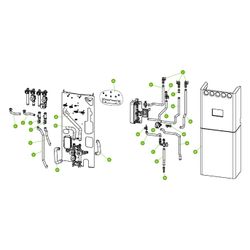 Kermi Befestigungsset Hydromodul an x-buffer flex, W90553... KERMI-W90553 4037486870175 (Abb. 1)