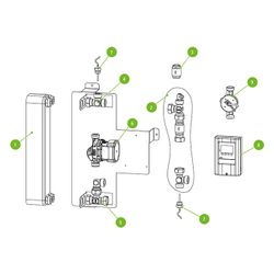 Kermi Wärmeübertrager kupfergelötet, für Hydromodul und Frischwasserstation, W90509... KERMI-W90509 4037486868394 (Abb. 1)