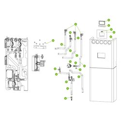 Kermi Befestigungsset Hydromodul an x-buffer flex, W90553... KERMI-W90553 4037486870175 (Abb. 1)