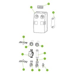 Kermi Haltebrille für Hydromodul und Wandstation, W90505... KERMI-W90505 4037486868356 (Abb. 1)