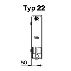 Kermi Vmulti Line Typ 22 therm-x2 Flachheizkörper 305x102x905mm 816W Weiß multi ... KERMI-PLX220300901N1K 4063769376355 (Abb. 1)