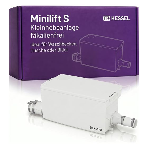 Kessel Kleinhebeanlage Minilift S GTF 250-S3, 230V, 6,5m3/h, Weiß