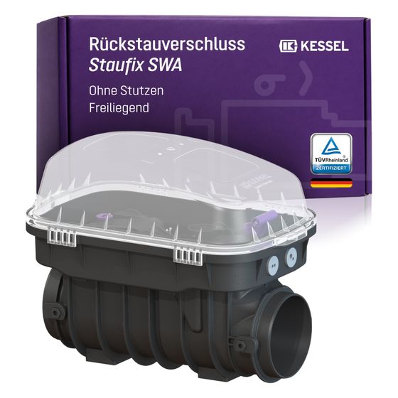 Kessel Rückstauverschluss Staufix, SWA Typ 2, freiliegend