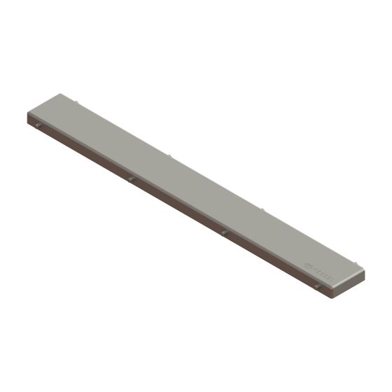 Kessel Edelstahleinleger für Linearis Compact, Länge 450mm, 680260