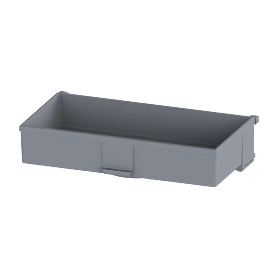 Kessel Abdeckplatte für Linearis befliesbar, 128x65mm, ABS, Silbergrau, 680683