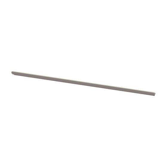 Kessel Klipsrahmen für Linearis Längssteg, Länge 349mm, Edelstahl, 680711