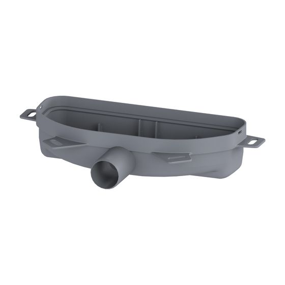 Kessel Grundkörper für Linearis Infinity, 60mm Auslauf seitlich DN 40, 681057