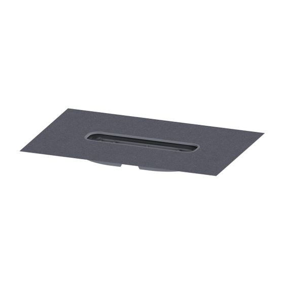 Kessel Sickerwasserflansch für Linearis Infinity mit Dichtmanschette, 384x250mm, 681059