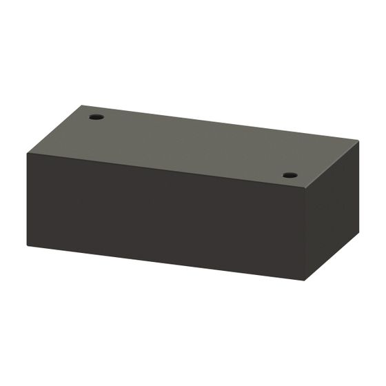 Kessel Abstützung für Schlammentsorgung, Kunststoff Schwarz 135mm, 680511