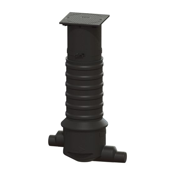 Kessel Probenahmeschacht für LW 400, DN 100/150 Klasse A, 400-1.300mm, 915880A