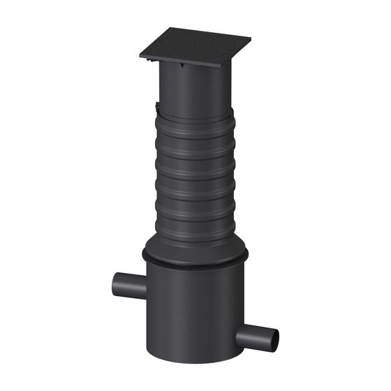 Kessel Probenahmeschacht, DN 100, Klasse A, 950-1.300mm, 915881A