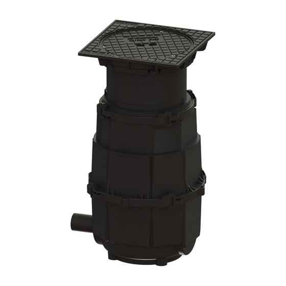 Kessel Entsorgungsschacht für LW 400, DN 65, D 400, 710-1.080mm, 917422D