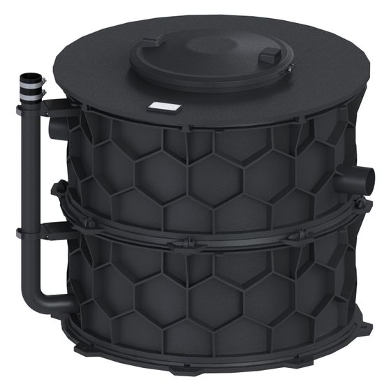 Kessel Fettabscheider EasyClean Modular free NS 1 Direct, 3-teilig, TS