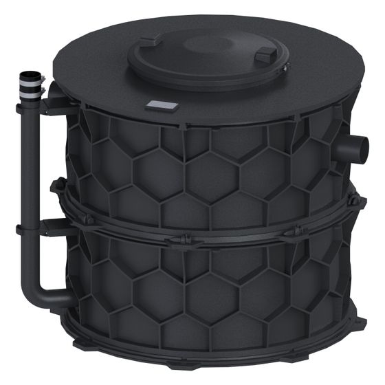 Kessel Fettabscheider EasyClean Modular free NS 2 Direct, 3-teilig, TS
