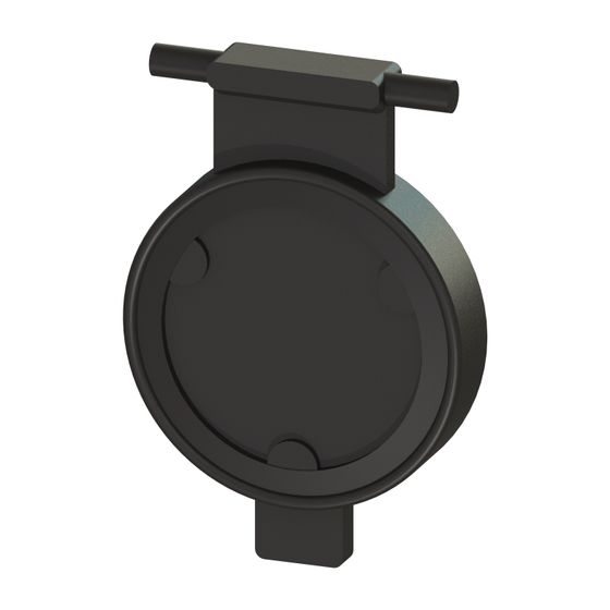 Kessel Rückschlagklappe, DN 80, Kunststoff, Schwarz, 28074