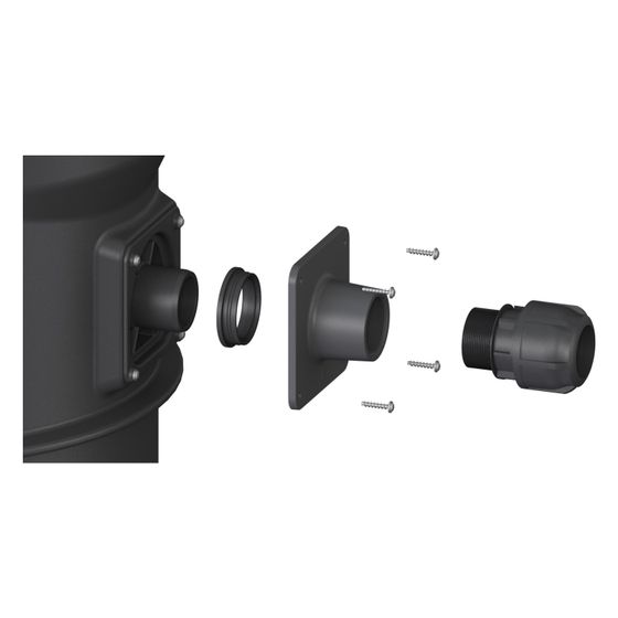Kessel Adapter Set für Druckleitung, 2 Zoll, 28097