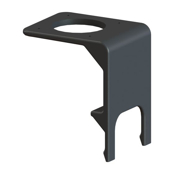 Kessel Halterung für Tauchrohr, Kunststoff Schwarz, 680032