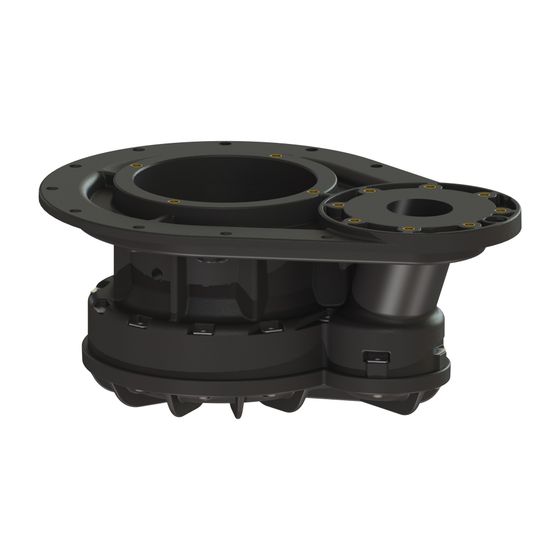 Kessel Pumpenflansch für SPF 1400 - SPF 4500, Schwarz, 680050