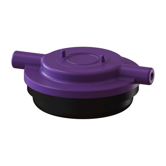 Kessel Verschlussdeckel mit Dichtung, Kunststoff violett, 680076