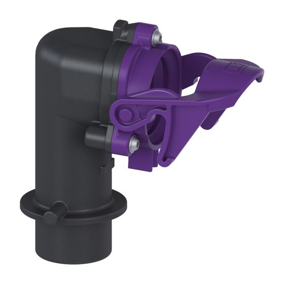 Kessel Druckabgang für Pumpfix F, mit Rückflussverhinderer und Einhandverschluss, 680104