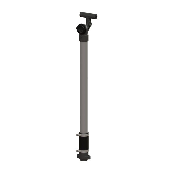 Kessel Steigleitung für KTP 500/1000 T2, Kunststoff Schwarz/Grau, 680113