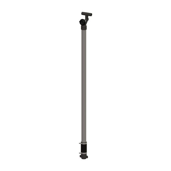 Kessel Steigleitung für KTP 500/1000 T3, Kunststoff Schwarz/Grau, 680114