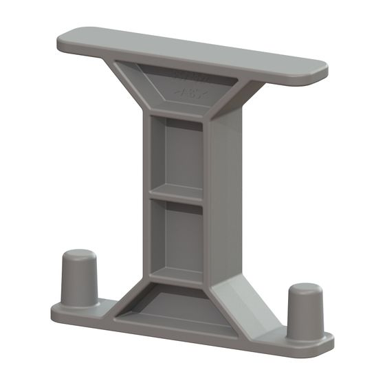 Kessel Stützrippe Ecolift XL, Kunststoff, Grau