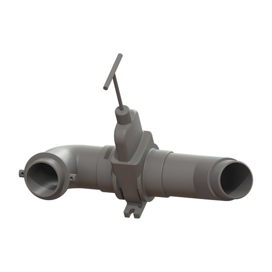 Kessel Druckleitung mit Absperrschieber für Ecolift XL, DN 63, 680401