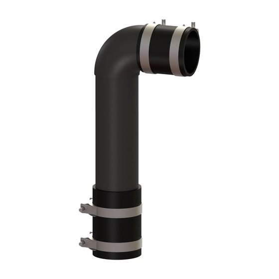 Kessel Druckverrohrung für DN 90 kurzer Einbau, 426mm, 680446