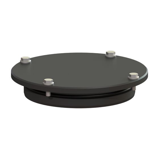 Kessel Abdeckung für Pumpenflansch, Durchmesser 220mm, 680460