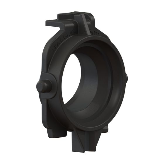 Kessel Pumpenverbindung für Minilift L und Aqualift M Underfloor, Kunststoff Schwarz, 680760