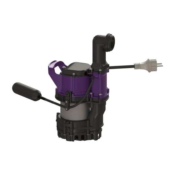Kessel Austauschpumpe für GTF 500 resistent, 0,5kW 10m Kabel, mit Schwimmerschalter, 680765